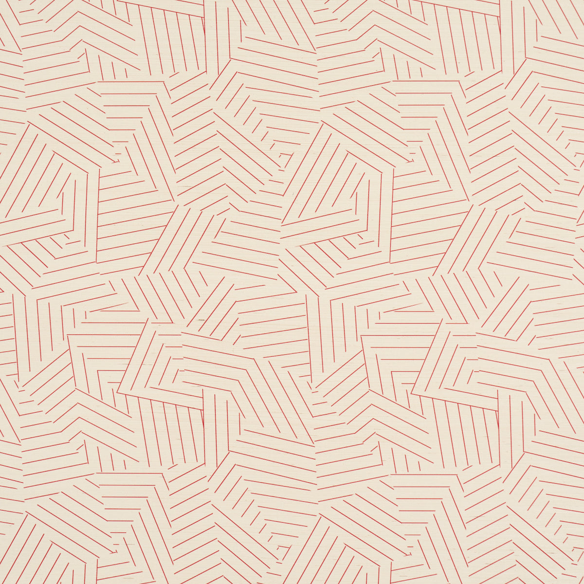 Schumacher | Deconstructed Stripe Sisal wallcovering - 5016582