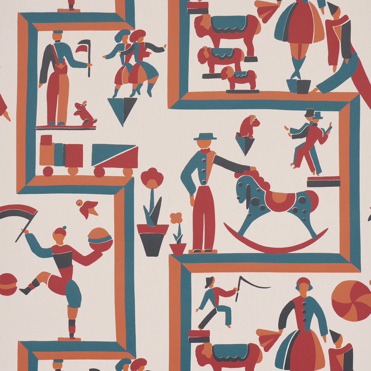 Schumacher | Vally Circus wallcovering - 5016790
