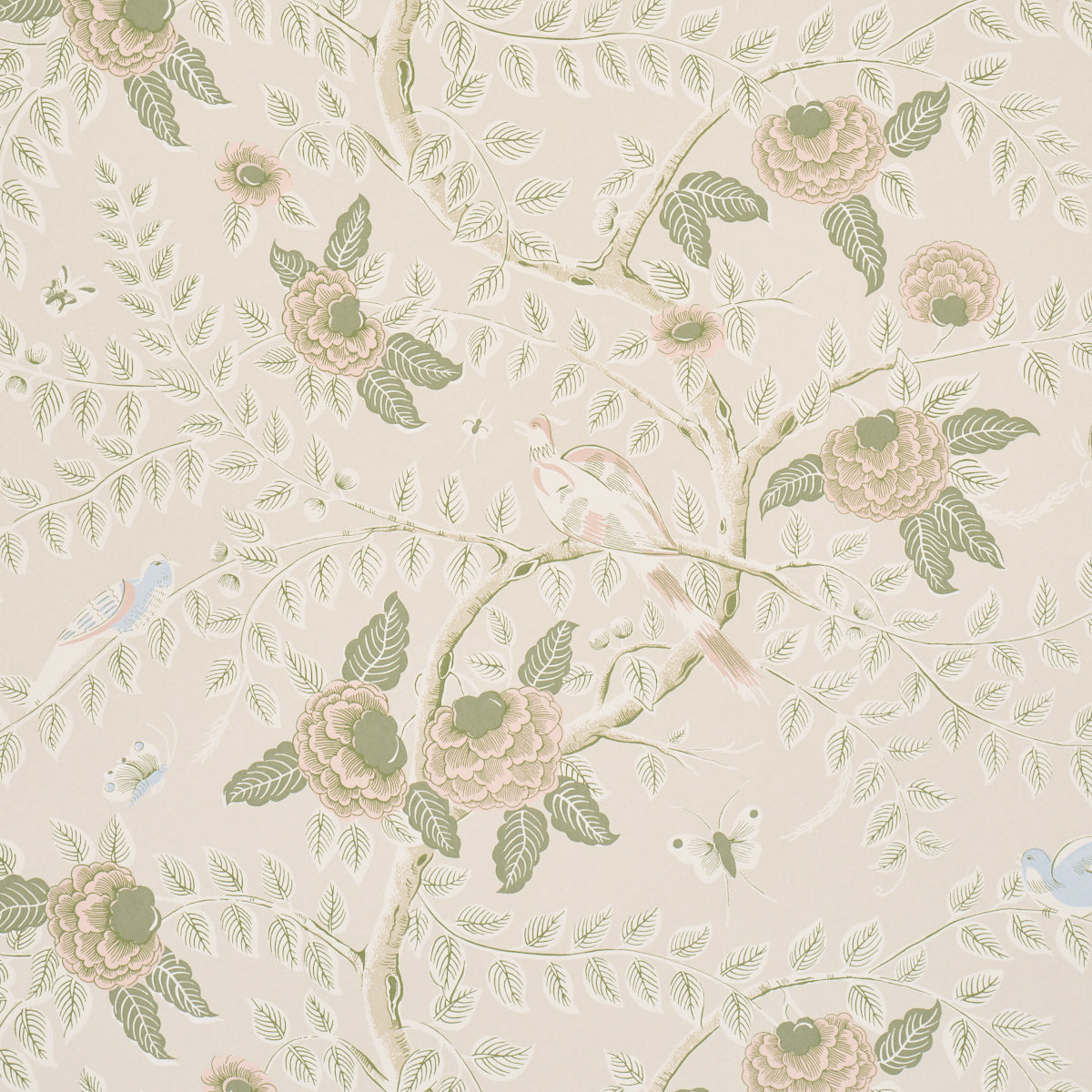 Schumacher | Tole Bird wallcovering - 5017541