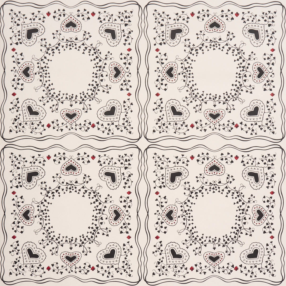 Schumacher | Garden of Hearts wallcovering - 5017860