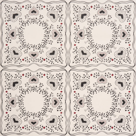 Schumacher | Garden of Hearts wallcovering - 5017860