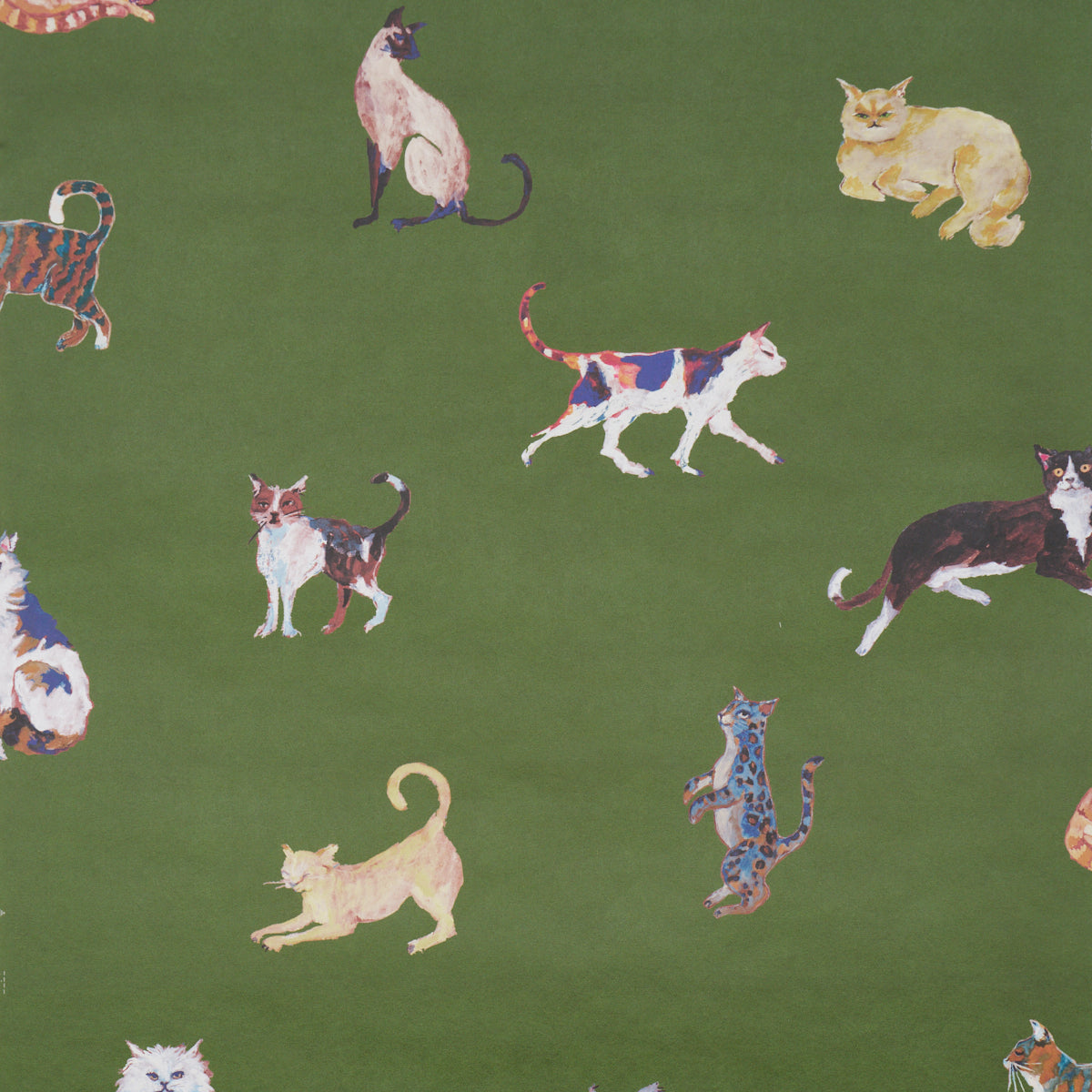 Schumacher | Cats wallcovering - 5018070