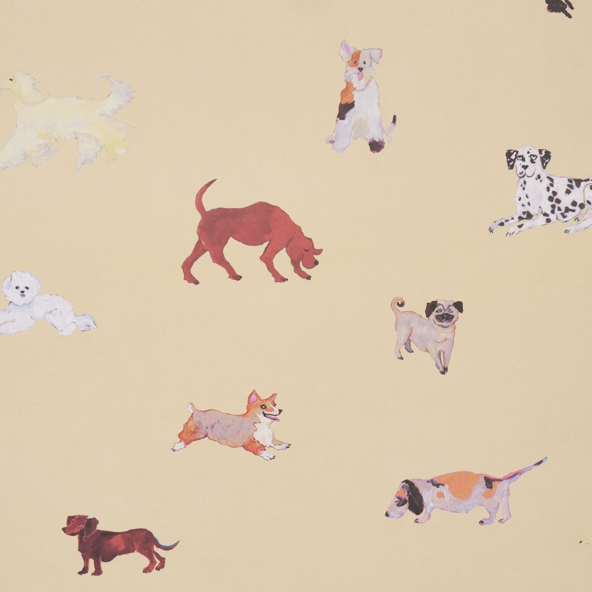 Schumacher | Dogs wallcovering - 5018080