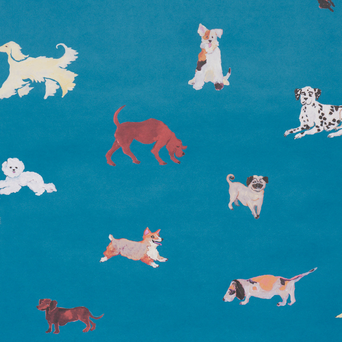 Schumacher | Dogs wallcovering - 5018081