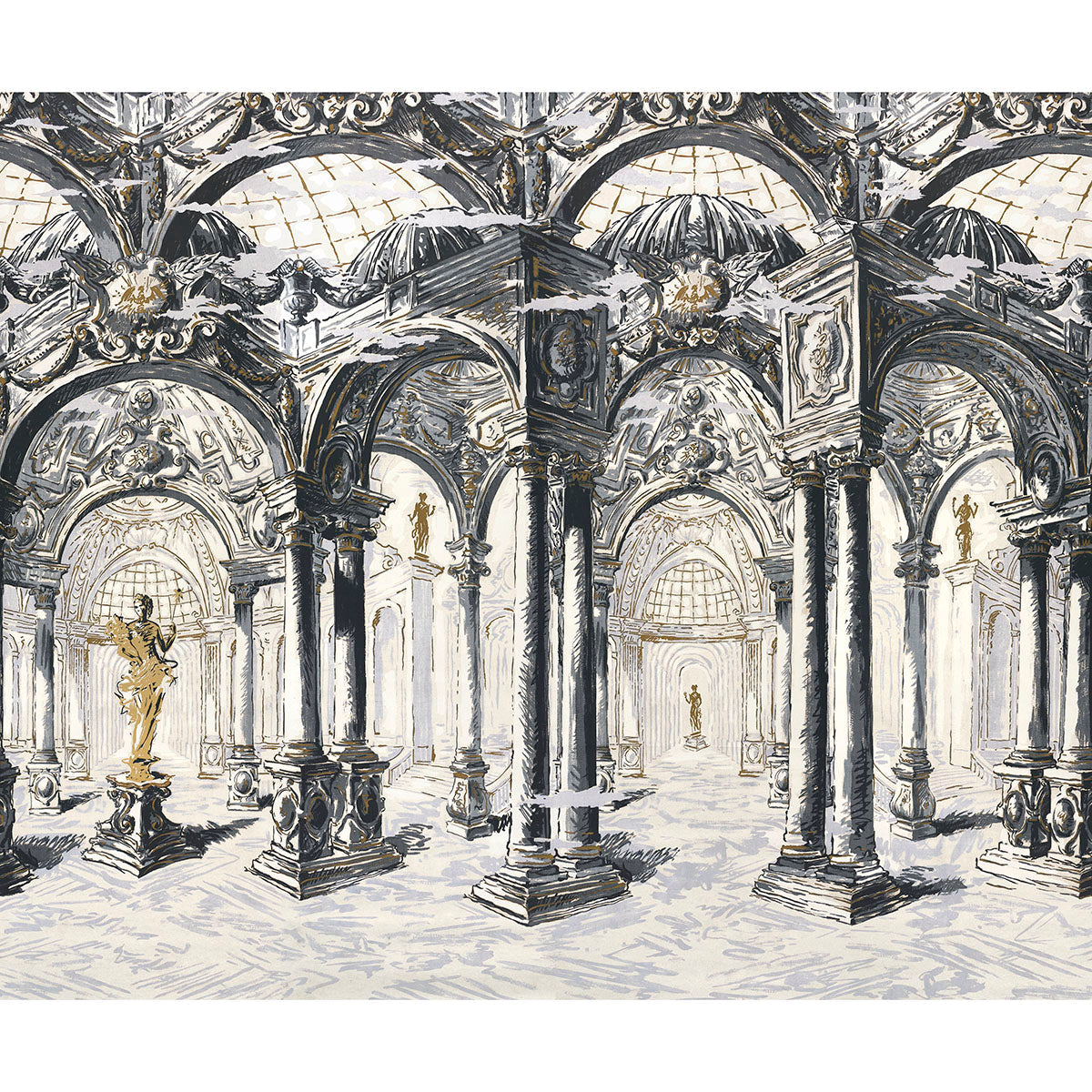 Schumacher | Palazzo 4 Panel Set wallcovering - 5018110