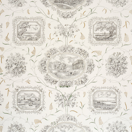 Schumacher | Century Scenic Toile wallcovering - 5018410
