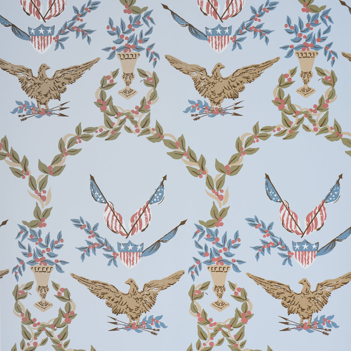 Schumacher | Liberty's Laurels wallcovering - 5018441