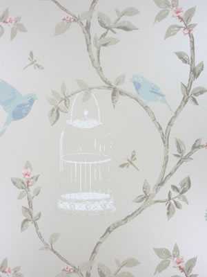 Nina Campbell | Birdcage Walk wallcovering - NCW3770-01