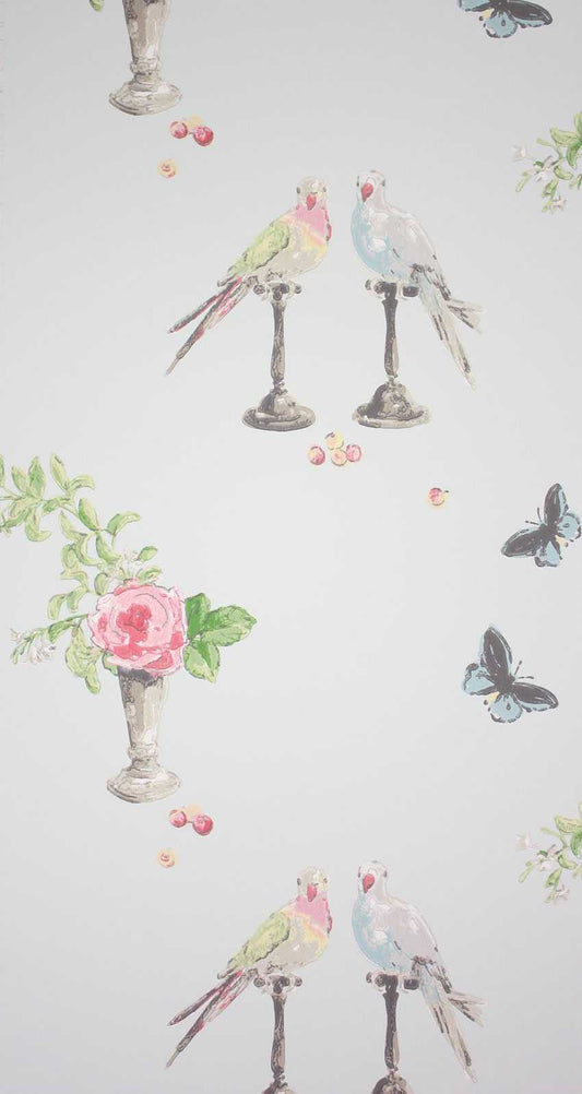 Nina Campbell | Perroquet wallcovering - NCW3830-01