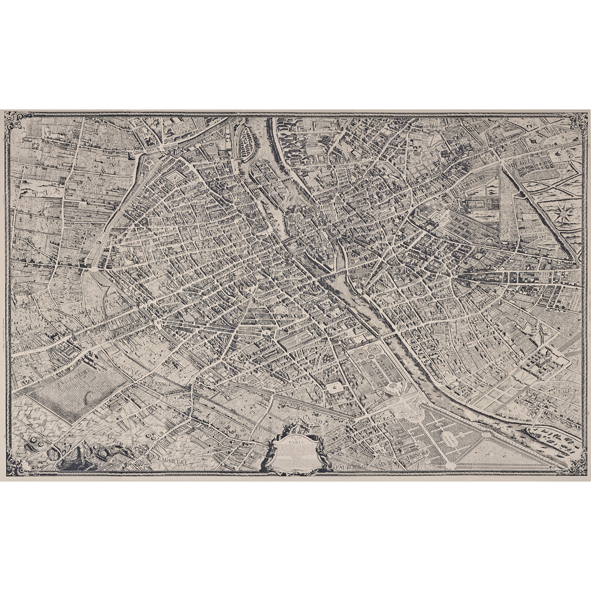 Schumacher | La Cite Panel Set wallcovering - 511450