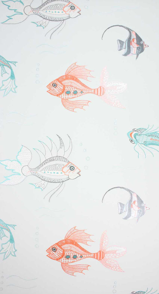 Nina Campbell | Aquarium wallcovering - NCW3833-02