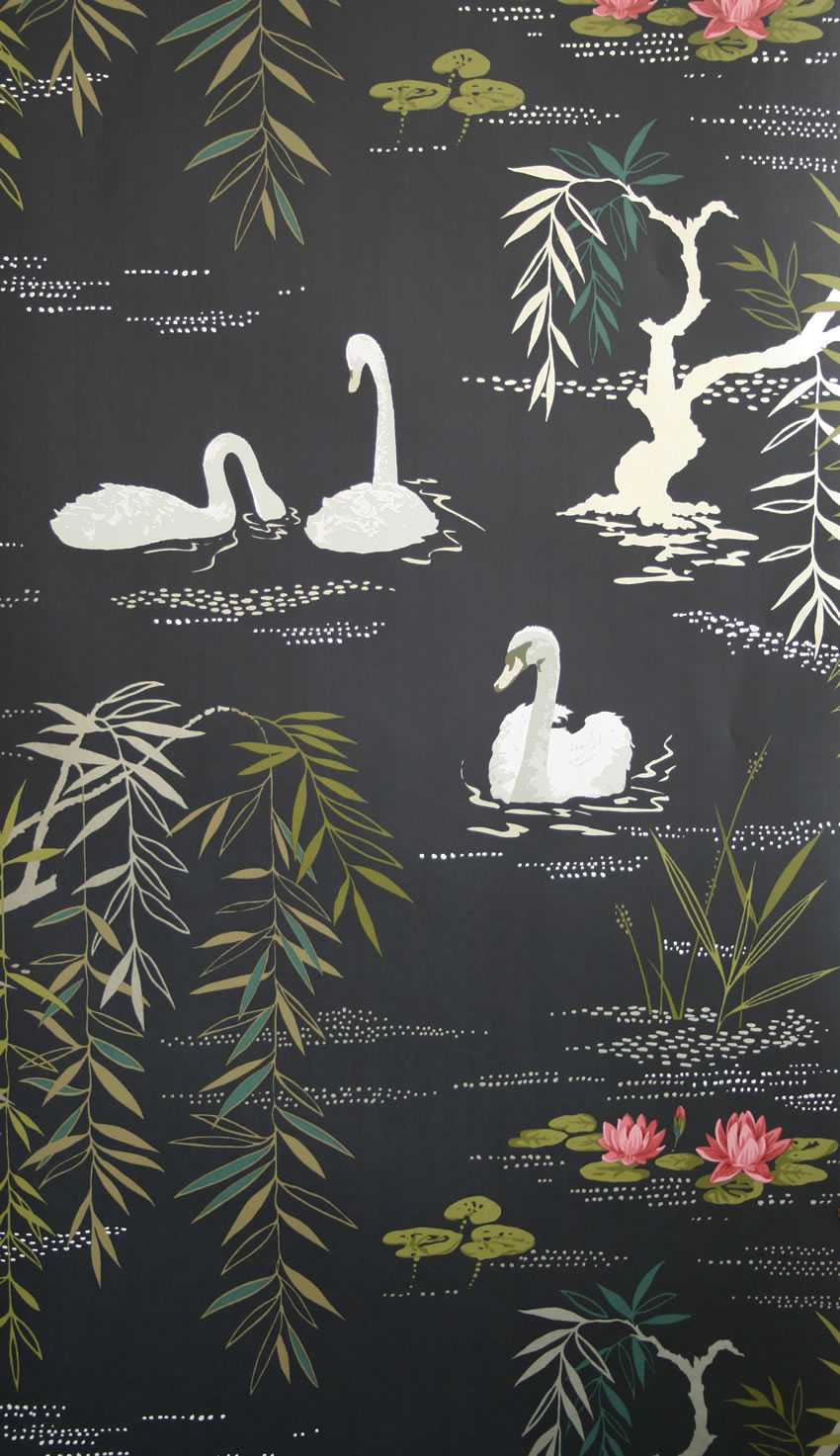 Nina Campbell | Swan Lake wallcovering - NCW4020-04