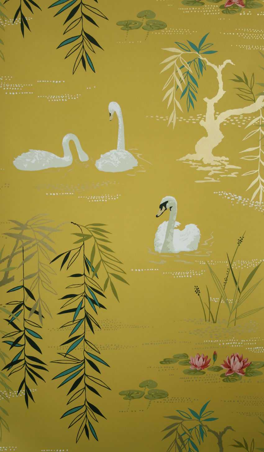 Nina Campbell | Swan Lake wallcovering - NCW4020-05