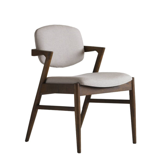 Andrew Martin Magnus Dining Chair Cream