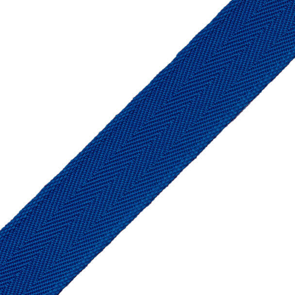 1.5" Printemps Chevron Border - Mykonos Blue
