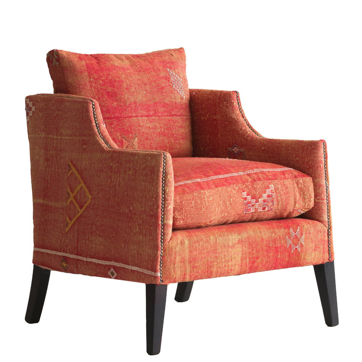 Andrew Martin Regal Chair Moroccan Orange