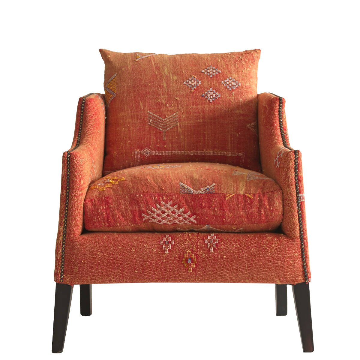 Andrew Martin Regal Chair Moroccan Orange