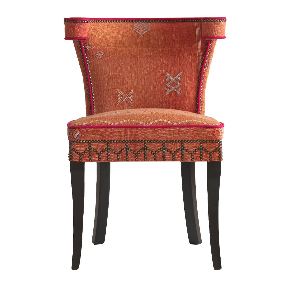 Andrew Martin Vincent Dining Chair Moroccan front