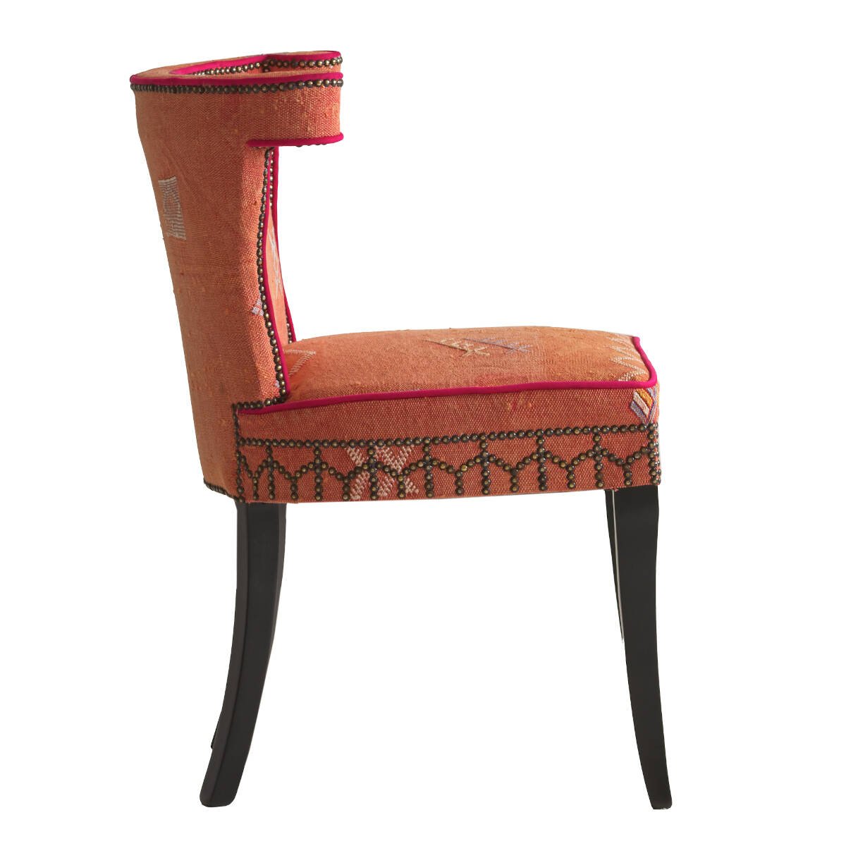 Andrew Martin Vincent Dining Chair Moroccan side