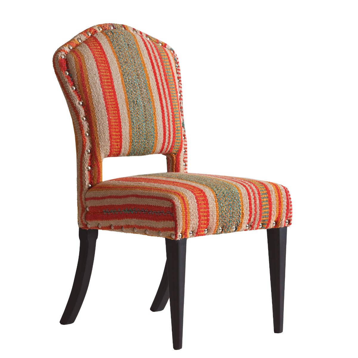 Andrew Martin Bacall Jnr Custom Dining Chair, frame shown in Andean fabric