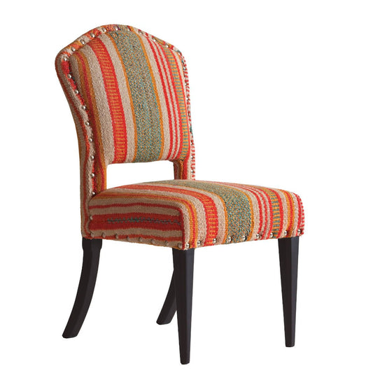 Andrew Martin Bacall Jnr Custom Dining Chair, frame shown in Andean fabric