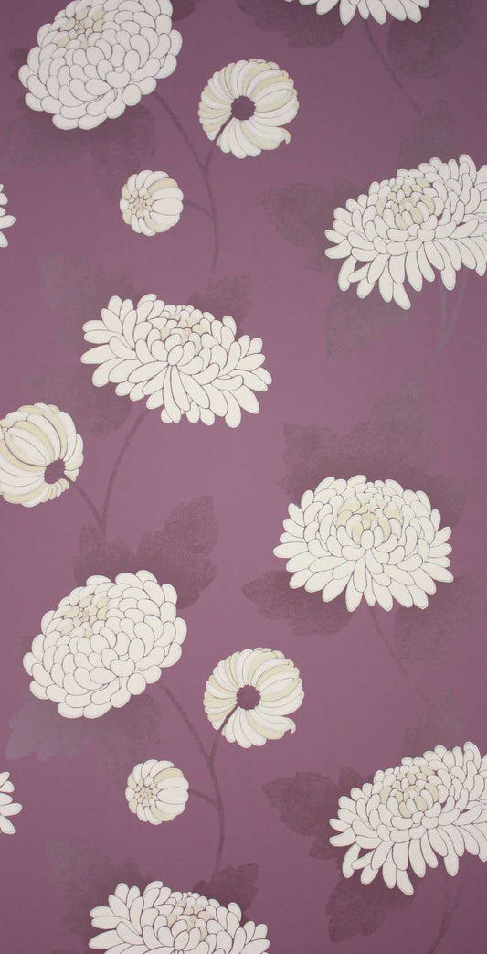 Osborne & Little | Wilde Chrysanthemum wallcovering - W5450-03