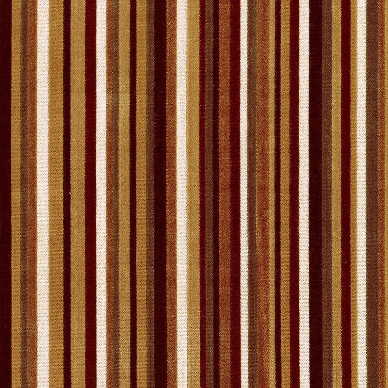 Schumacher | Syncopated Velvet Stripe fabric - 55322