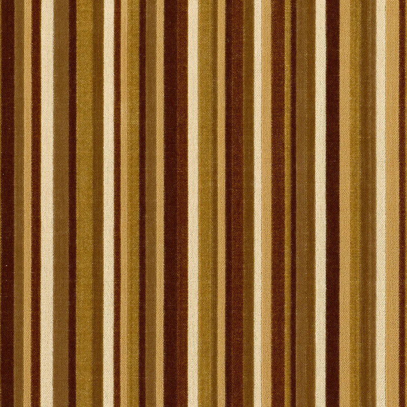 Schumacher | Syncopated Velvet Stripe fabric - 55323