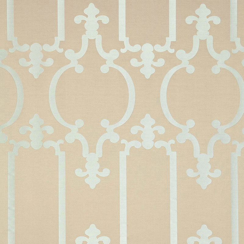 Schumacher | Ornamental Silk fabric - 55860