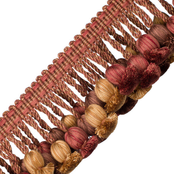 Kensington Onion Tassel Fringe - Russet