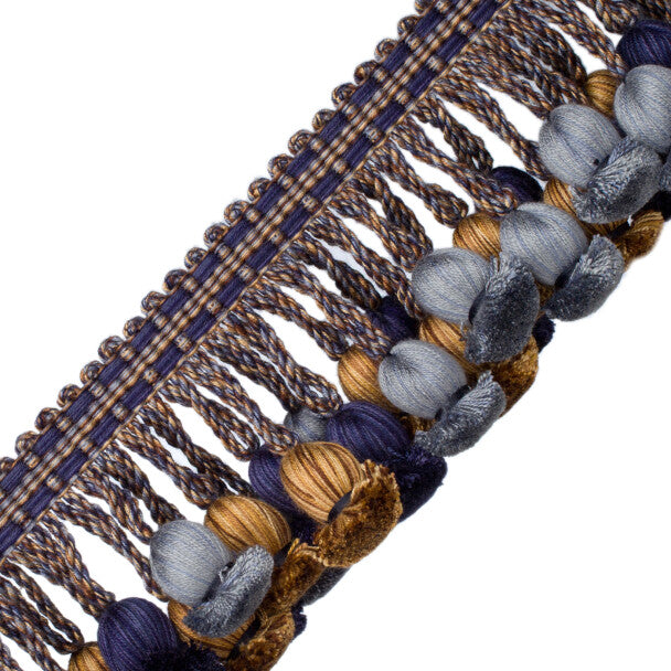 Kensington Onion Tassel Fringe - Royal Oak