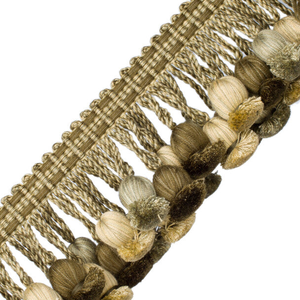Kensington Onion Tassel Fringe - Olive