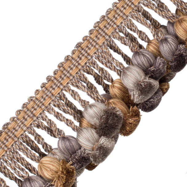 Kensington Onion Tassel Fringe - Field Stone