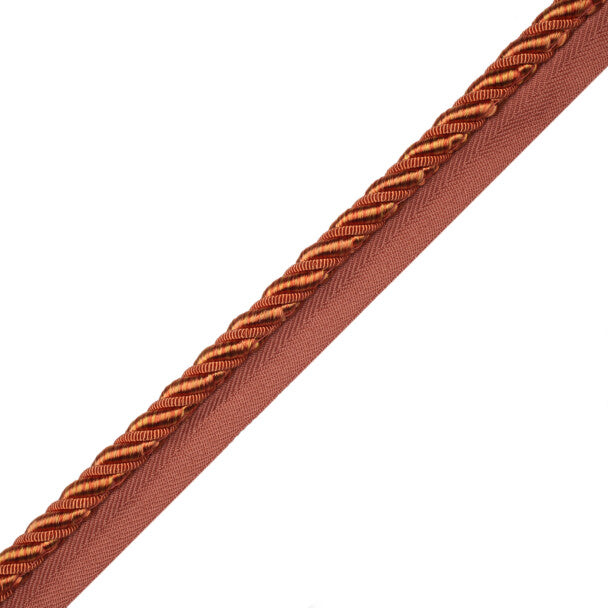 3/8" Aurelia Cord with Tape - Tangerine