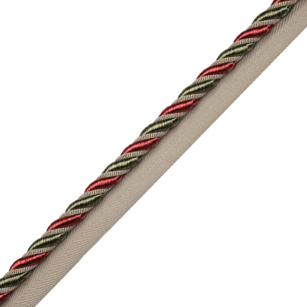 3/8" Aurelia Cord with Tape - Jewel