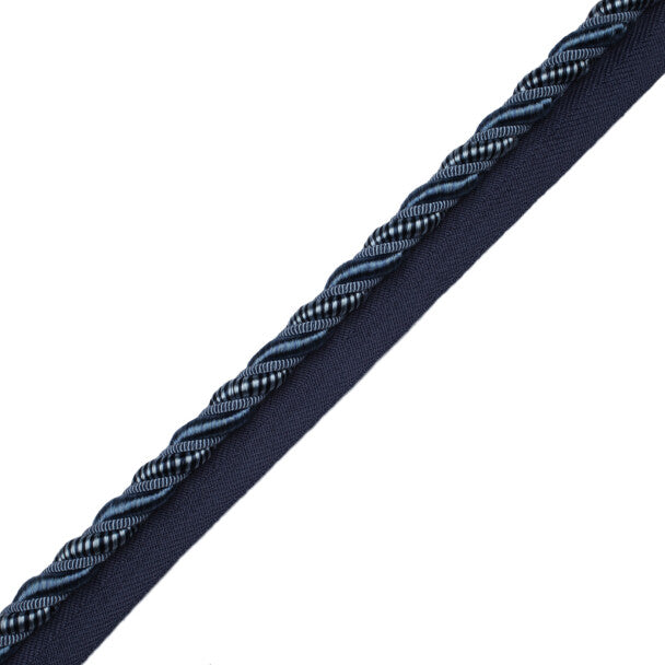 3/8" Aurelia Cord with Tape - Sapphire