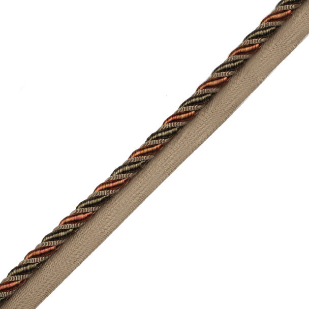 3/8" Aurelia Cord with Tape - Tea