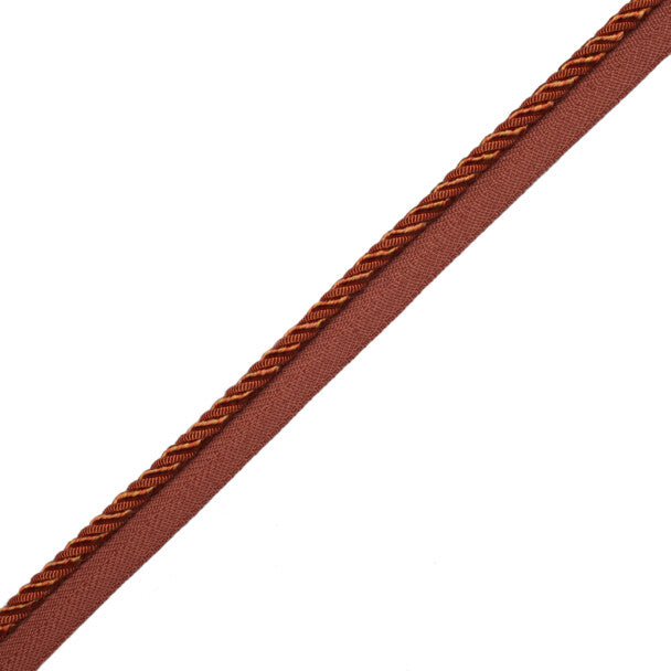 1/4" Aurelia Cord with Tape - Tangerine