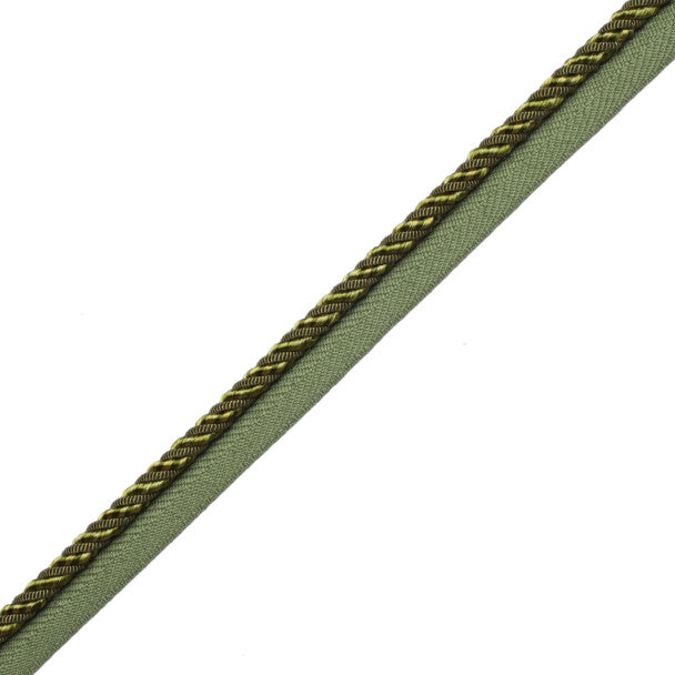 1/4" Aurelia Cord with Tape - Apple Green