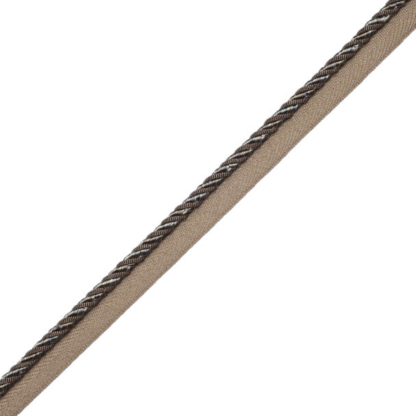 1/4" Aurelia Cord with Tape - Gris