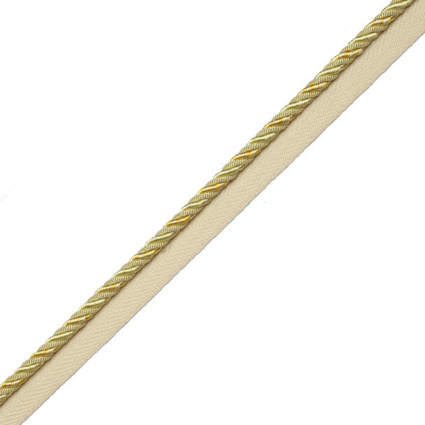 1/4" Aurelia Cord with Tape - Lemon