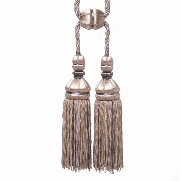 Aurelia Double Tassel Tieback - Mica