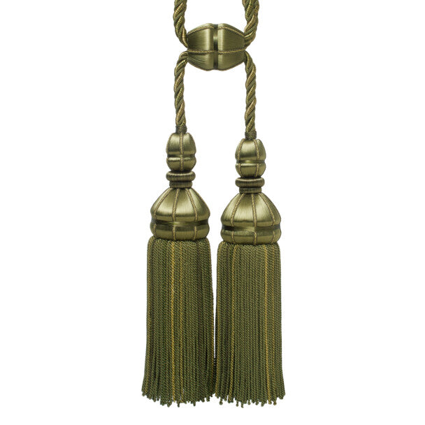 Aurelia Double Tassel Tieback - Loden