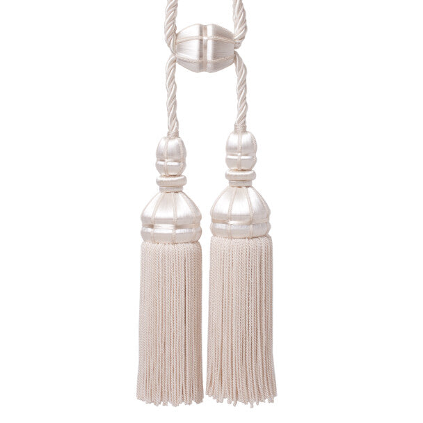 Aurelia Double Tassel Tieback - Ivory