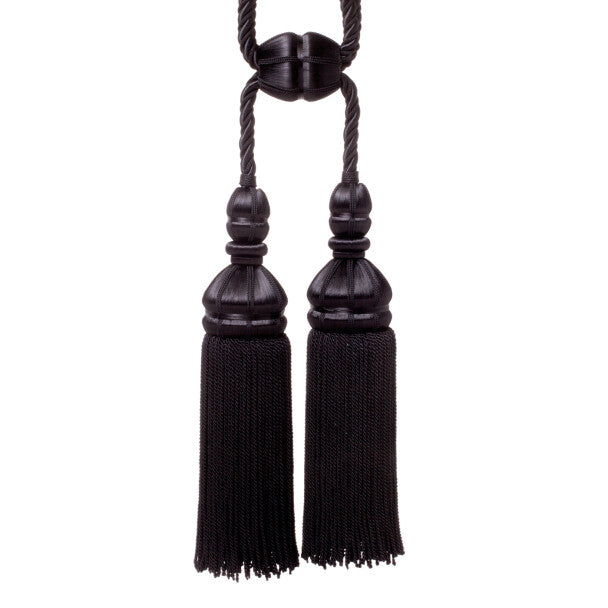 Aurelia Double Tassel Tieback - Onyx