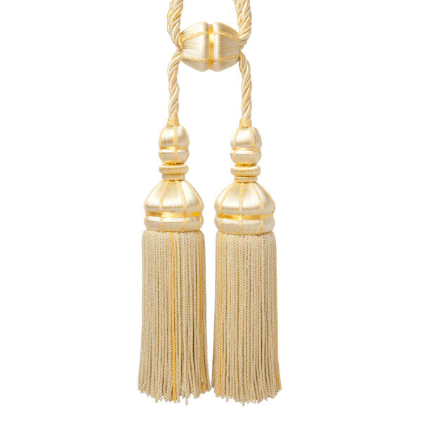 Aurelia Double Tassel Tieback - Lemon