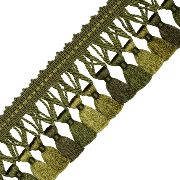 Aurelia Tassel Fringe - Loden