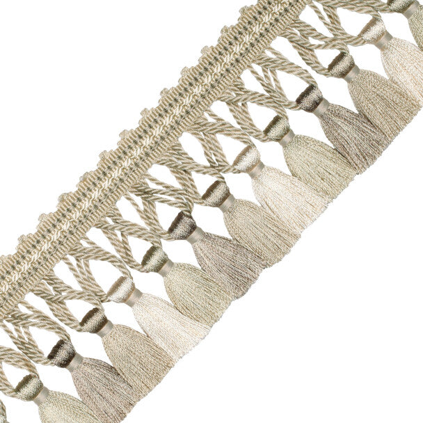 Aurelia Tassel Fringe - Bisque