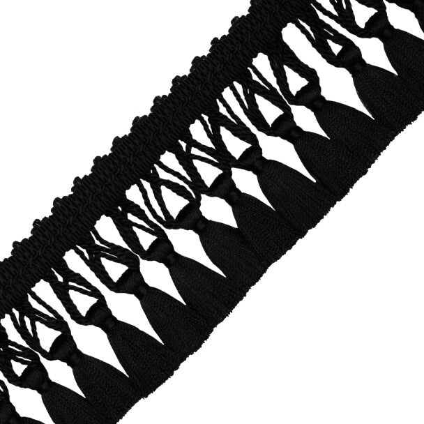 Aurelia Tassel Fringe - Onyx