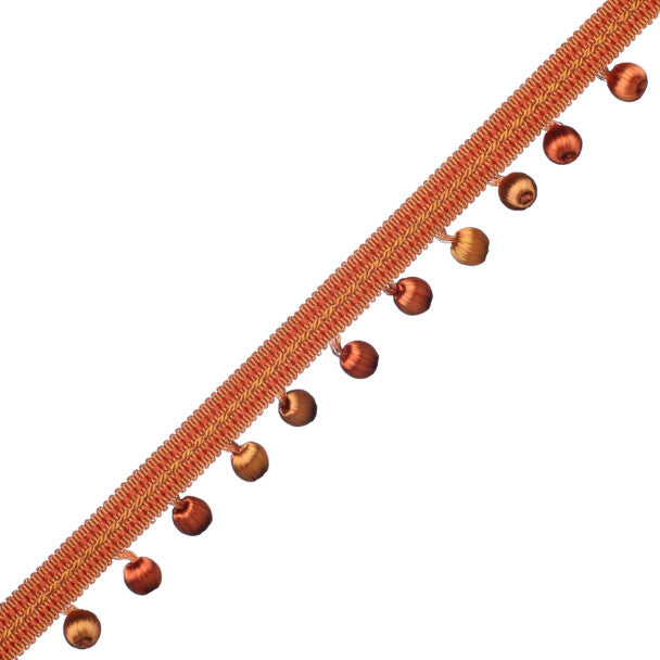 Aurelia Beaded Fringe - Tangerine